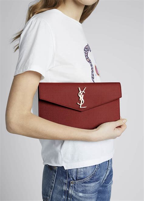 ysl uptown pouch sale|yves saint laurent uptown clutch.